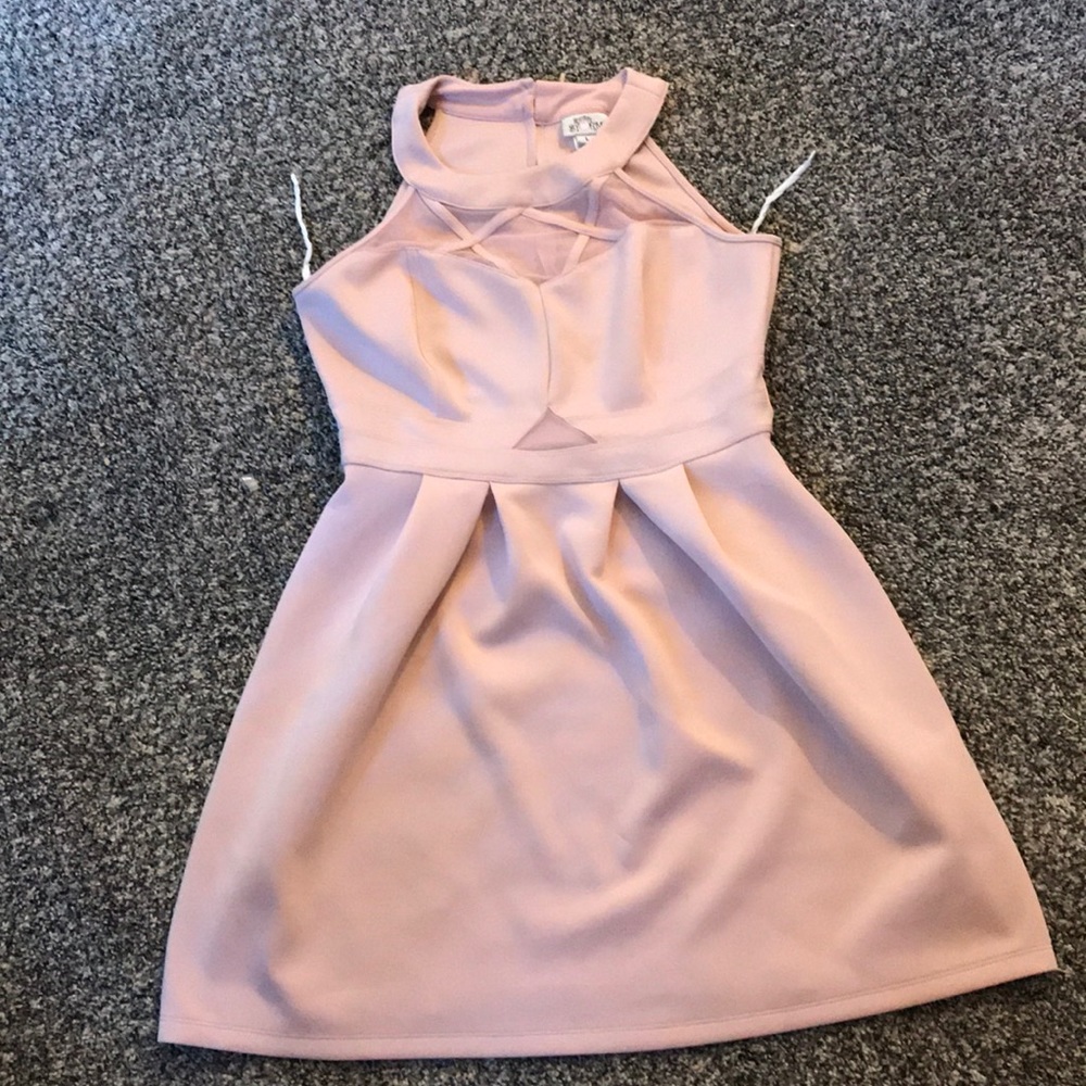 Baby pink dress